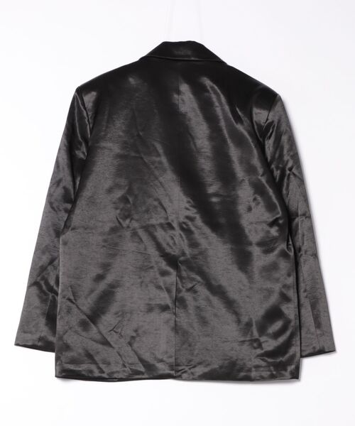 DURAS(デュラス)の「グロスサテンジャケット(テーラードジャケット・レディース・グレー/ブラウン/ブラック・FREE)」の8枚目の写真