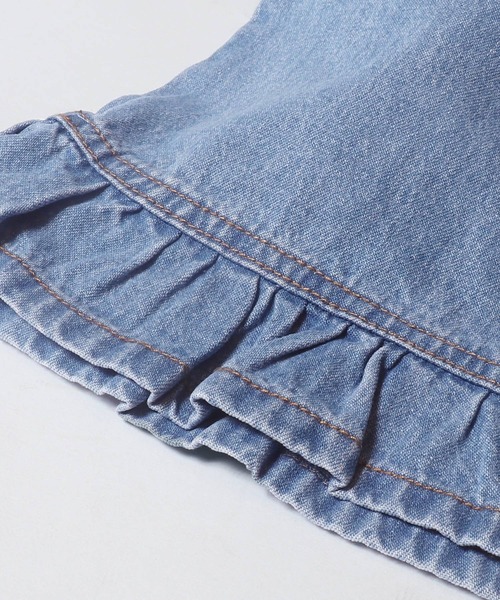 coca（coca）（コカ）の「【WEB限定セール】キッズ　裾フリルデニムパンツ（デニムパンツ・キッズ・ブルー・120/130/140/150）」の11枚目の写真
