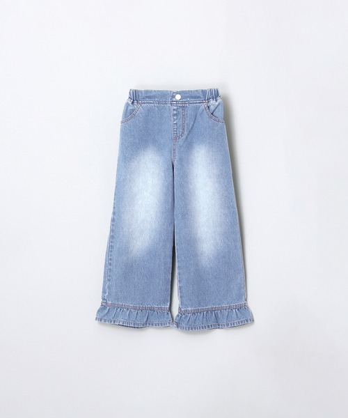coca（coca）（コカ）の「【WEB限定セール】キッズ　裾フリルデニムパンツ（デニムパンツ・キッズ・ブルー・120/130/140/150）」の13枚目の写真
