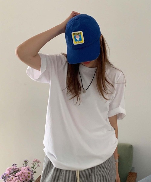 Doula Doula(ドゥーラドゥーラ)の「バックロゴプリントTシャツ(Tシャツ/カットソー・レディース・ホワイト/ブルー・FREE)」の15枚目の写真