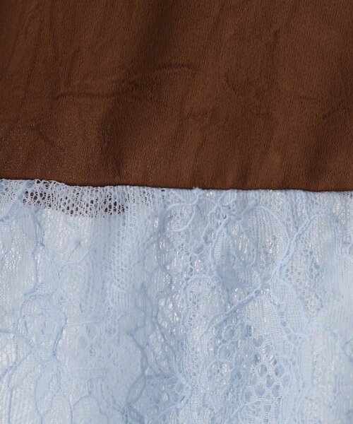 THE SHOP TK （ザ ショップ ティーケー ）の「レースフリルサテンベスト【洗える】（ベスト・レディース・ブラック系4/ブラウン系5・99）」の10枚目の写真