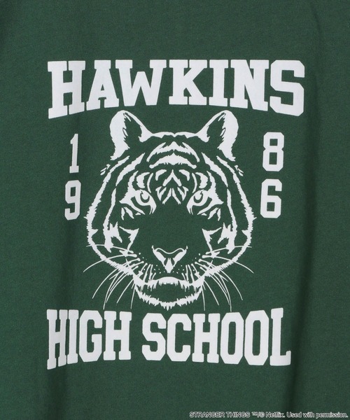 niko and...(ニコアンド)の「【STRANGER THINGS】コラボ プリントTシャツ Season 2(Tシャツ/カットソー・メンズ・レッド/グリーン/ブラック/オフホワイト・LARGE/MEDIUM)」の12枚目の写真