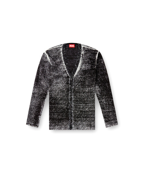 DIESEL(ディーゼル)の「ウィメンズ カーディガン M-ROBIN(カーディガン/ボレロ・レディース・ブラック/ライトブラウン・SMALL/X-SMALL/MEDIUM/LARGE/X-LARGE)」の14枚目の写真