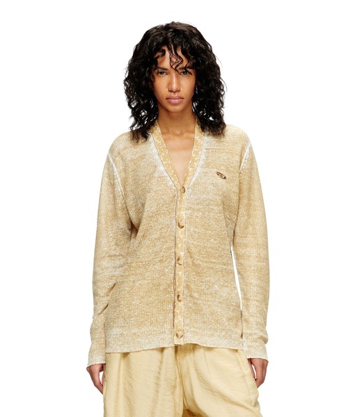 DIESEL(ディーゼル)の「ウィメンズ カーディガン M-ROBIN(カーディガン/ボレロ・レディース・ブラック/ライトブラウン・SMALL/X-SMALL/MEDIUM/LARGE/X-LARGE)」の7枚目の写真