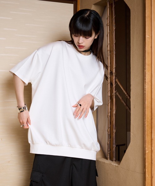 狐独(コドク)の「フォックス刺繍ルーズTシャツ(Tシャツ/カットソー・メンズ・ブラック/オフホワイト・MEDIUM/LARGE)」の15枚目の写真