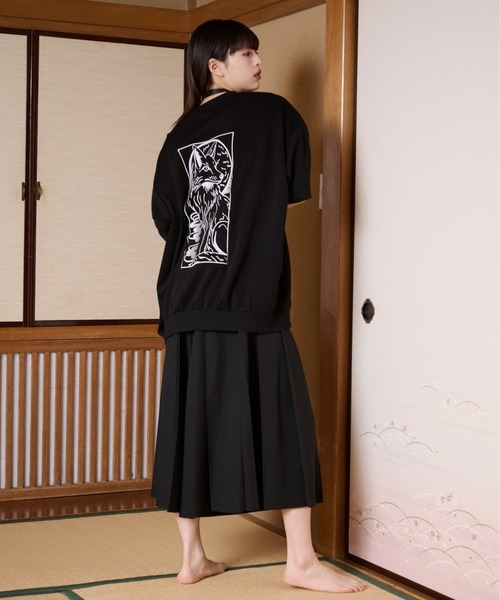 楽天市場】今だけ☆3180円！アートコード刺繍ルーズTシャツ