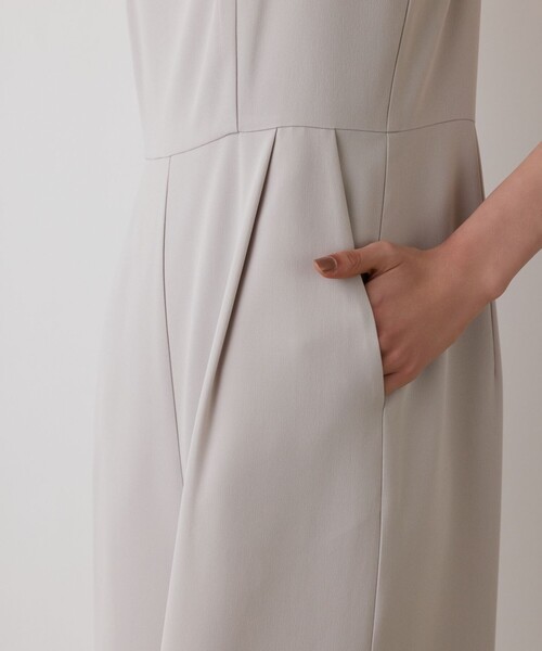 GRACE CONTINENTAL（グレースコンチネンタル）の「レースコンビサロペット（サロペット/オーバーオール・レディース・グレー/ブラック・36/38）」の6枚目の写真