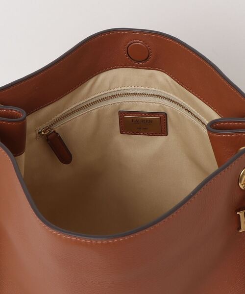 LAUREN RALPH LAUREN（ローレン ラルフ ローレン）の「ペブルド レザー ラージ Bradley トート バッグ（トートバッグ・レディース・ブラウン・ONE）」の5枚目の写真