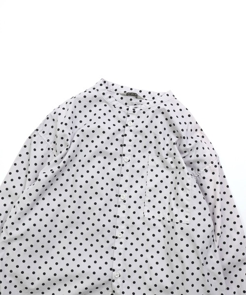 D.M.G.（ドミンゴ）の「[D.M.G / ディーエムジー] ブロードドット BIGポケットワイドシャツ（シャツ/ブラウス・レディース・グレー系その他/ベージュ系その他・2/3）」の21枚目の写真