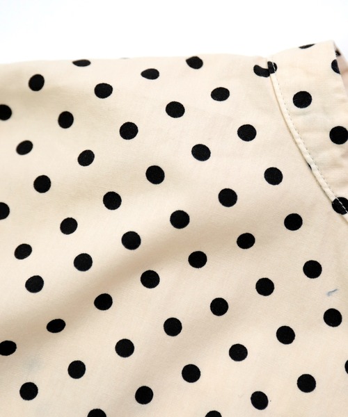 D.M.G.（ドミンゴ）の「[D.M.G / ディーエムジー] ブロードドット BIGポケットワイドシャツ（シャツ/ブラウス・レディース・グレー系その他/ベージュ系その他・2/3）」の12枚目の写真