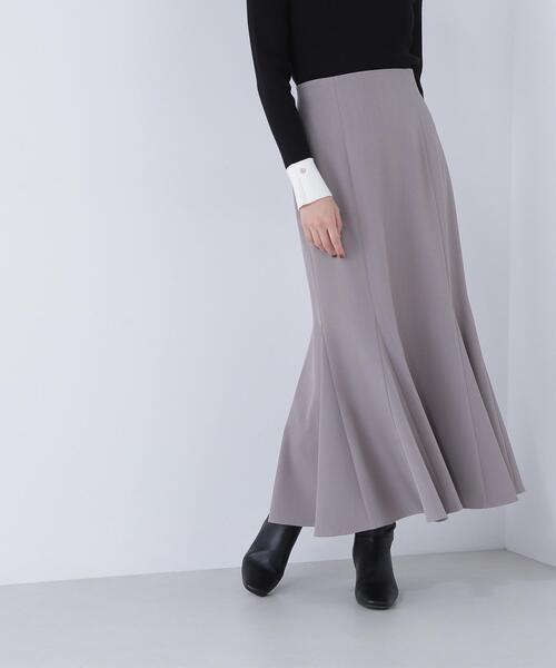 NATURAL BEAUTY BASIC(ナチュラルビューティーベーシック)の「◇ヘム切替マーメイドスカート(スカート・レディース・オフホワイト/ブラック/ダークブラウン/ブルー/ホワイト系その他2/ブラウン・SMALL/MEDIUM/P/S)」の17枚目の写真