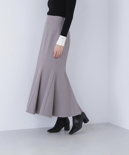 NATURAL BEAUTY BASIC(ナチュラルビューティーベーシック)の「◇ヘム切替マーメイドスカート(スカート・レディース・オフホワイト/ブラック/ダークブラウン/ブルー/ホワイト系その他2/ブラウン・SMALL/MEDIUM/P/S)」の18枚目の写真