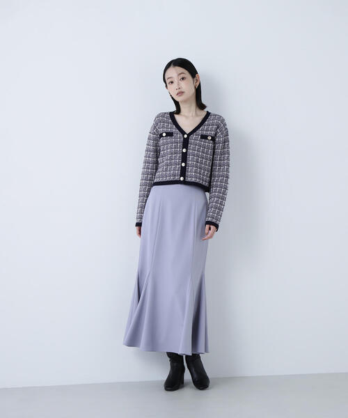 NATURAL BEAUTY BASIC（ナチュラルビューティーベーシック）の「◇ヘム切替マーメイドスカート（スカート・レディース・オフホワイト/ブラック/ダークブラウン/ブルー/ホワイト系その他2/ブラウン・SMALL/MEDIUM/P/S）」の18枚目の写真