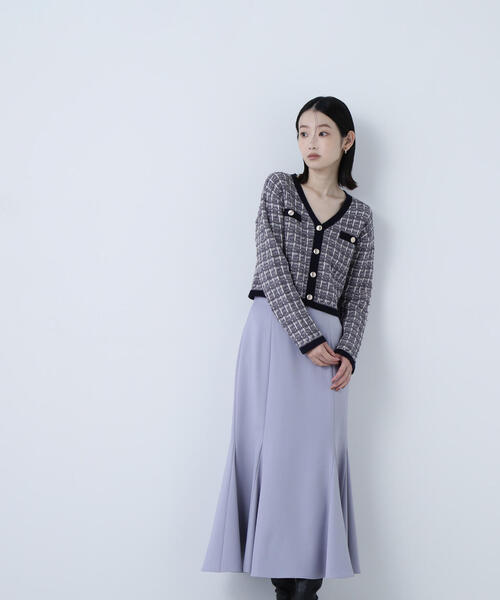 NATURAL BEAUTY BASIC（ナチュラルビューティーベーシック）の「◇ヘム切替マーメイドスカート（スカート・レディース・オフホワイト/ブラック/ダークブラウン/ブルー/ホワイト系その他2/ブラウン・SMALL/MEDIUM/P/S）」の20枚目の写真