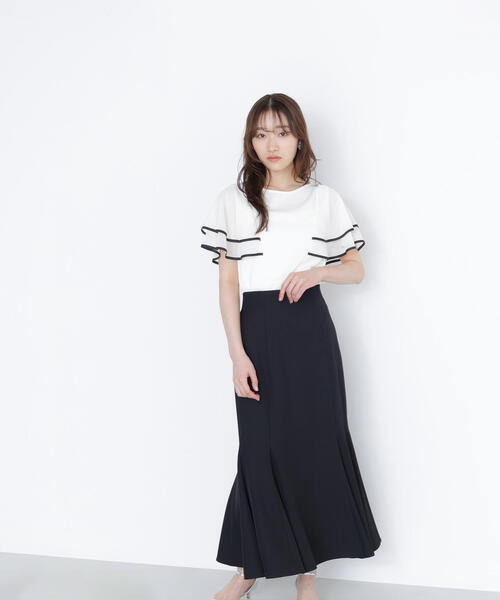 切り替えバックマーメイドスカート 50%OFF】ニット切替マーメイドスカート｜KarLParkLane Style