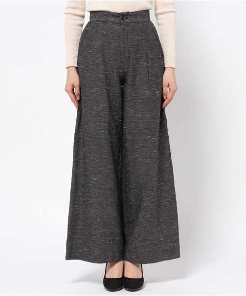 SLY（スライ）の「TWEED TUCK WIDE L/PT（その他パンツ・レディース・マルチ・0/1/2）」の2枚目の写真