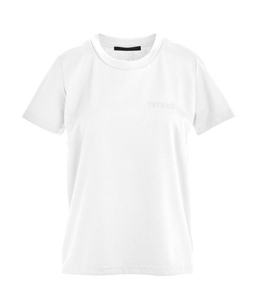 TATRAS(タトラス)の「TATRAS(タトラス)【オンライン限定】KISSRICCA キスリッカ(Tシャツ/カットソー・レディース・ブラック/ホワイト・2/1/3)」の1枚目の写真