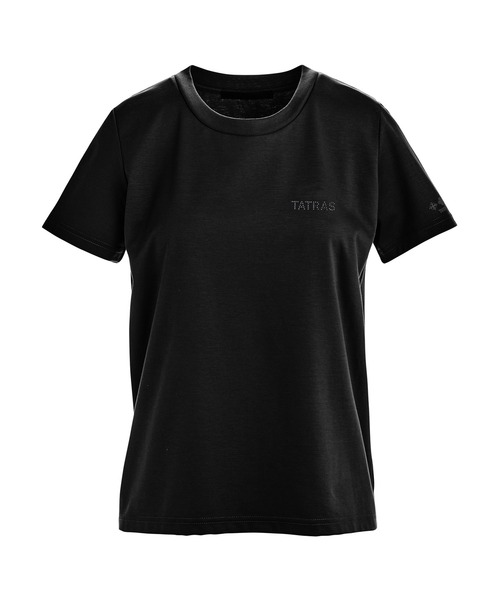 TATRAS(タトラス)の「TATRAS(タトラス)【オンライン限定】KISSRICCA キスリッカ(Tシャツ/カットソー・レディース・ブラック/ホワイト・2/1/3)」の2枚目の写真