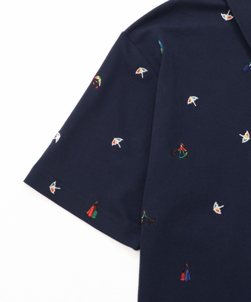 Arnold Palmer（アーノルドパーマー）の「シェア  アート総柄 ポロシャツ（ポロシャツ・レディース・ホワイト/ネイビー・L/M/S/LL/XS）」の20枚目の写真