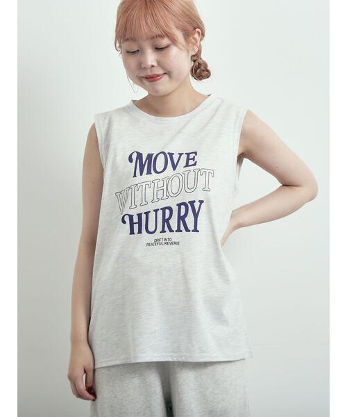 SM2(エスエムツー)の「メッシュTシャツ&プリントノースリーブSET(Tシャツ/カットソー・レディース・グレー/オフホワイト/カーキ/ブラック・F)」の5枚目の写真