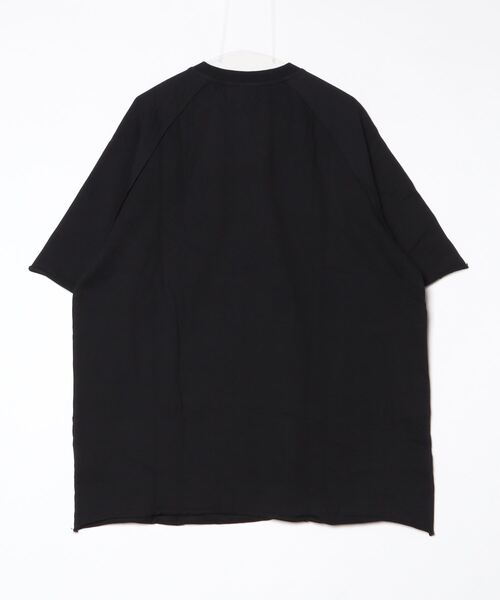ALL RUNS(オールランズ)の「Crushed Raglan T-Shirt / クラッシュ加工 半袖 ラグランTシャツ(Tシャツ/カットソー・メンズ・ブラック/ダークグレー/ライトグレー/アイボリー・XL/M/L)」の5枚目の写真