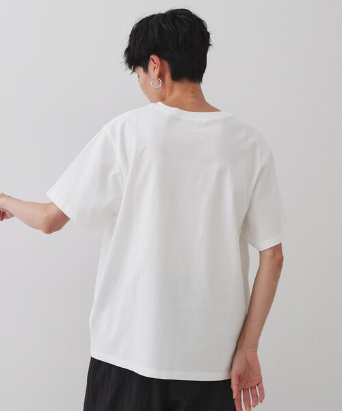 OPAQUE.CLIP（オペークドットクリップ）の「◆フォトプリントTシャツ【洗濯機洗い可】（Tシャツ/カットソー・レディース・ホワイト/ホワイト系1/ライトベージュ・40/38）」の11枚目の写真