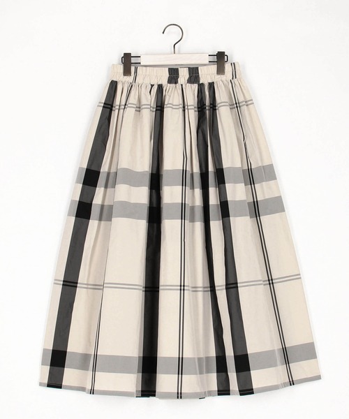 NICOLE white(ニコルホワイト)の「チェックスカート(スカート・レディース・オフホワイト/ブラック/レッド・FREE)」の11枚目の写真