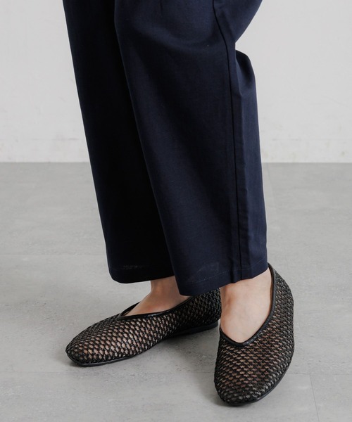 studio CLIP（スタディオクリップ）の「【撥水加工・接触冷感・速乾・UVカット】らくらくテーパードパンツ[プチ・プラス・トールサイズあり]（その他パンツ・レディース・ライトグレー/モカ/その他1/ネイビー/ブラック/カーキ・PF/MEDIUM/LARGE/SMALL/X-LARGE/XX-LARGE/TF/XXX-LARGE）」の18枚目の写真