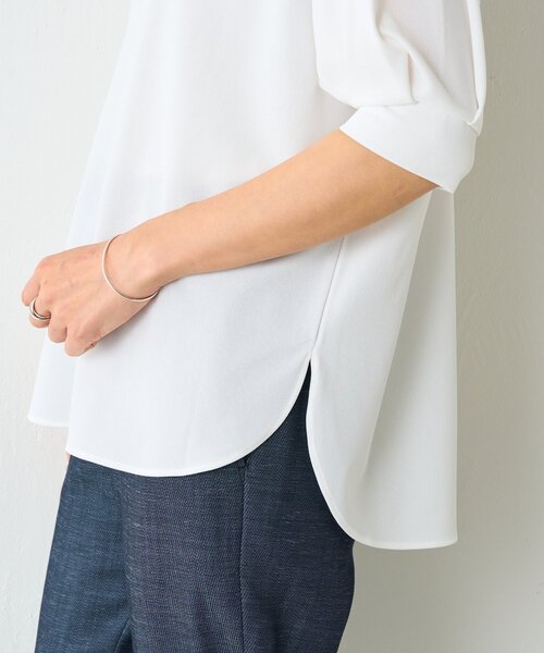 BEARDSLEY（ビアズリー）の「半袖Tブラウス（シャツ/ブラウス・レディース・ブラック/ホワイト・FREE）」の7枚目の写真