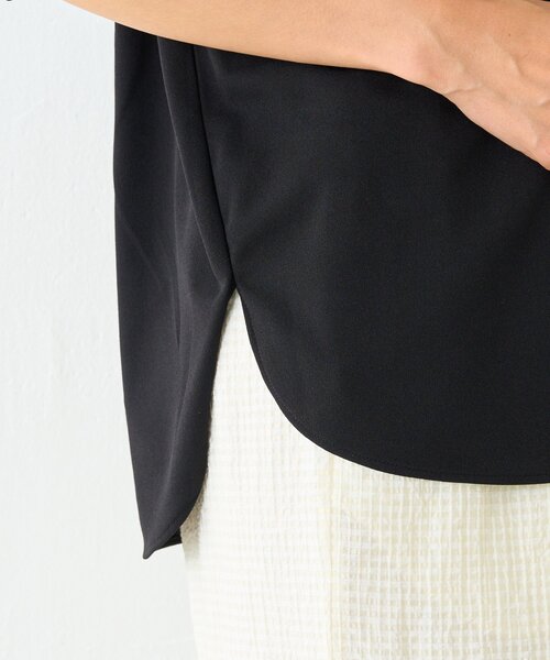 BEARDSLEY（ビアズリー）の「半袖Tブラウス（シャツ/ブラウス・レディース・ブラック/ホワイト・FREE）」の19枚目の写真