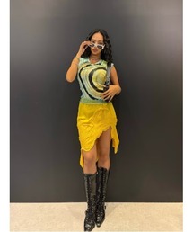 Desigual | アクアティック フィッシュプリント 丸首半袖Tシャツ Y2K(Tシャツ/カットソー)