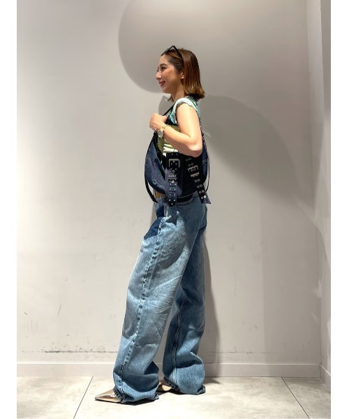 Desigual(デシグアル)の「アクアティック フィッシュプリント 丸首半袖Tシャツ Y2K(Tシャツ/カットソー・レディース・グリーン・XL/L/M/S/XS)」の4枚目の写真