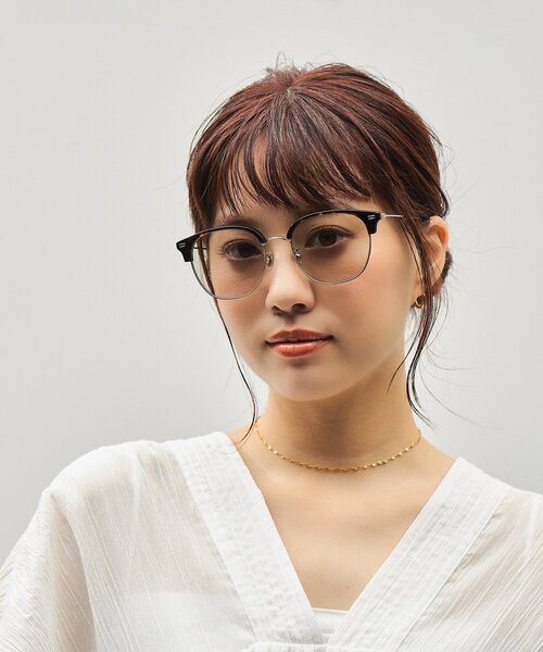 サングラス Zoff｜AOI IHARA ウェリントン型 クリア サングラス