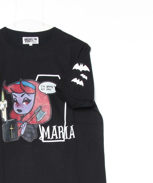 MEDICOM TOY LIFE ENTERTAINMENT（メディコムトイライフエンターテイメント）の「TEE DESIGN-A "MARIA"（Tシャツ/カットソー・レディース・ホワイト/ブラック・X-LARGE/LARGE/MEDIUM/SMALL）」の10枚目の写真