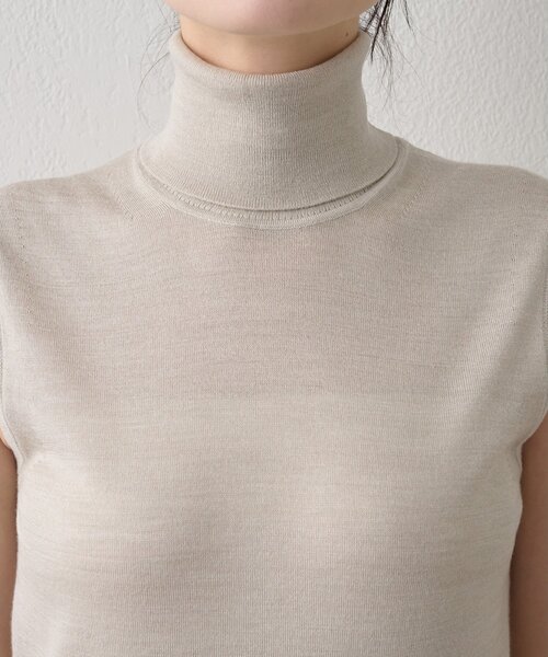 16Gタートルノースリーブプルオーバー（ニット/セーター）｜Whim