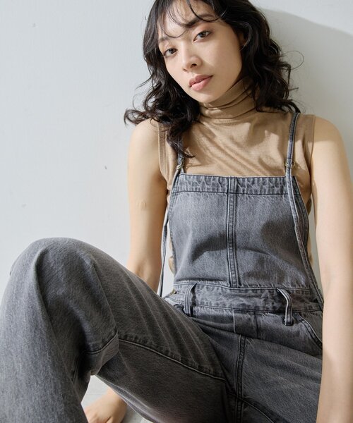 Whim Gazette（ウィムガゼット）の「16Gタートルノースリーブプルオーバー（ニット/セーター・レディース・キャメル/ライトベージュ・FREE）」の16枚目の写真