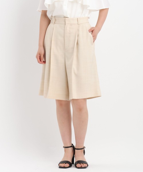 Andemiu（アンデミュウ）の「ライトハーフパンツ578205（その他パンツ・レディース・チャコールグレー/ライトベージュ・SMALL/MEDIUM）」の10枚目の写真