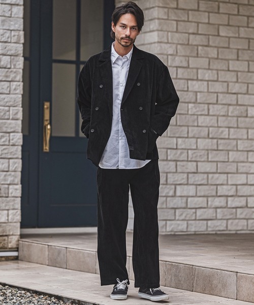 CAMBIO(カンビオ)の「mp13927-chenille Fabric Two Tuck Pants ツータックパンツ(その他パンツ・メンズ・ブラック/ブラウン/グレー・M/L)」の13枚目の写真