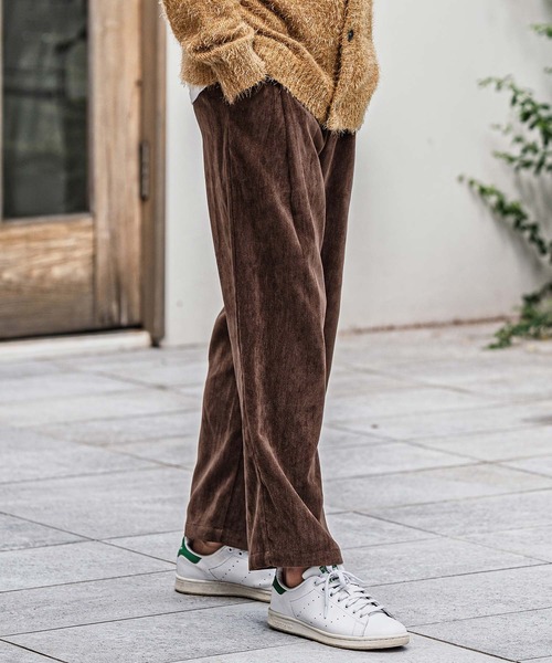 CAMBIO(カンビオ)の「mp13927-chenille Fabric Two Tuck Pants ツータックパンツ(その他パンツ・メンズ・ブラック/ブラウン/グレー・M/L)」の17枚目の写真