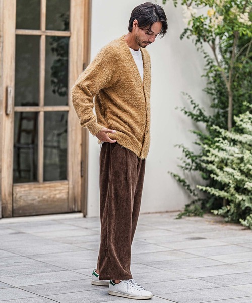 CAMBIO(カンビオ)の「mp13927-chenille Fabric Two Tuck Pants ツータックパンツ(その他パンツ・メンズ・ブラック/ブラウン/グレー・M/L)」の21枚目の写真