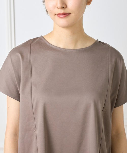 I.T.'S international(イッツインターナショナル)の「【接触冷感】裾フレアプルオーバー(Tシャツ/カットソー・レディース・モカ/ラベンダー/ブラック/グレー/ブラウン・フリー)」の21枚目の写真