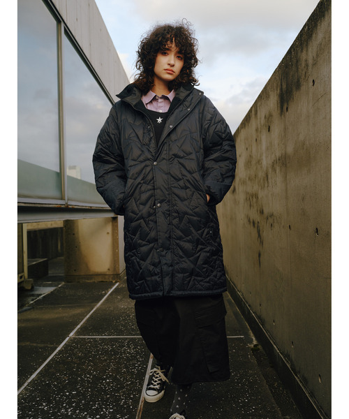 TAION】MILITARY STAR☆ QUILTING ＆ BOA REVERSIBLE COAT(UNISEX