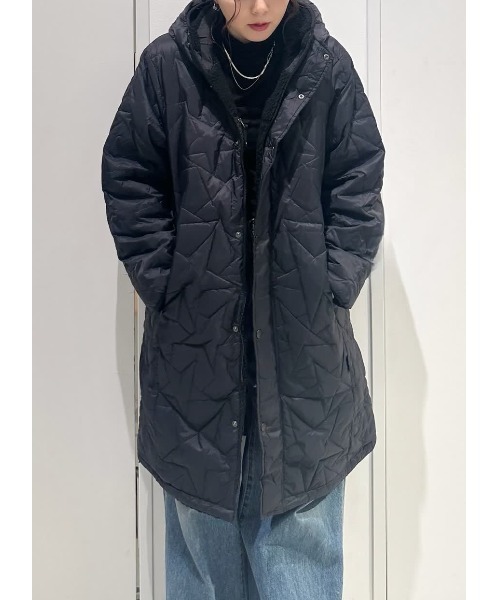 TAION】MILITARY STAR☆ QUILTING ＆ BOA REVERSIBLE COAT(UNISEX