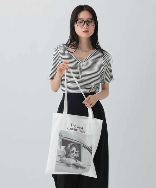 LEPSIM(レプシィム)の「モノクロアソートトート 577776(トートバッグ・レディース・ホワイト/ホワイト系その他/ホワイト系その他2・ONE SIZE)」の2枚目の写真