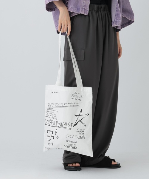 LEPSIM(レプシィム)の「モノクロアソートトート 577776(トートバッグ・レディース・ホワイト/ホワイト系その他/ホワイト系その他2・ONE SIZE)」の3枚目の写真