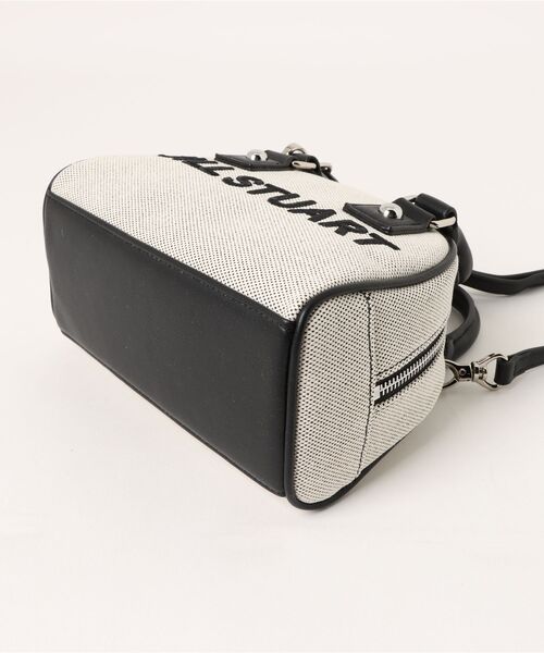 JILL STUART（ジルスチュアート）の「JILL STUART(ジル スチュアート)　パネル　ミニボストン（ショルダーバッグ・レディース・ホワイト×ブラック/ブラック/キャメル/ピンク・FREE）」の6枚目の写真