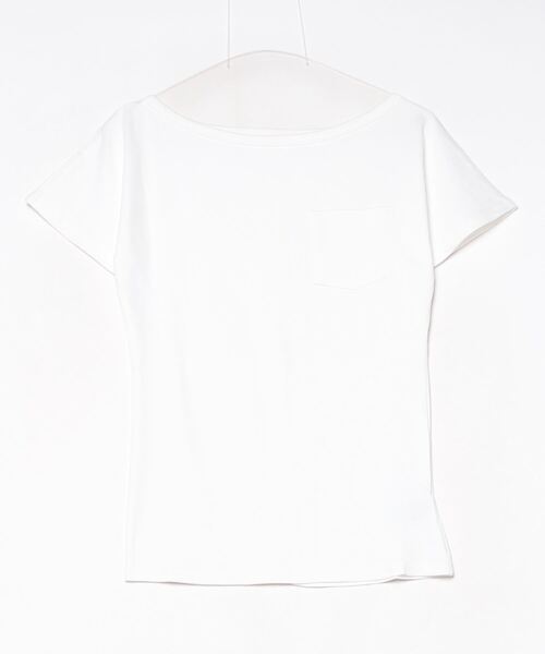 Per sist ence(パーシエンス)の「オフショル半袖Tシャツ(Tシャツ/カットソー・レディース・グレー/ネイビー/ブラック/ホワイト・LARGE/MEDIUM)」の12枚目の写真