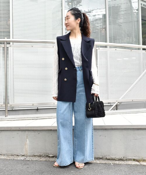 le.coeur blanc（ルクールブラン）の「ボアコンビ2WAYミニボストン（ボストンバッグ・レディース・オリーブ/ブラック・FREE）」の13枚目の写真