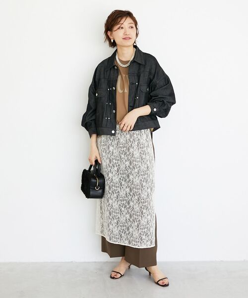 le.coeur blanc（ルクールブラン）の「ボアコンビ2WAYミニボストン（ボストンバッグ・レディース・オリーブ/ブラック・FREE）」の15枚目の写真