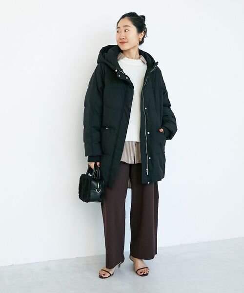 le.coeur blanc（ルクールブラン）の「ボアコンビ2WAYミニボストン（ボストンバッグ・レディース・オリーブ/ブラック・FREE）」の17枚目の写真